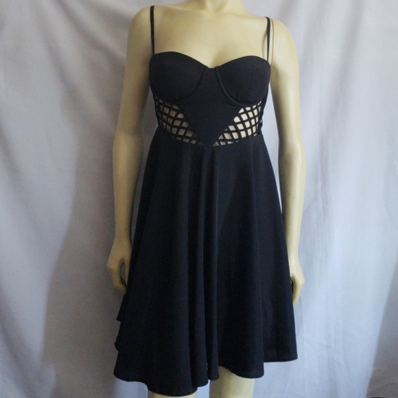 NEW GUESS BY MARCIANO BLACK DRESS - Picture 1 of 6